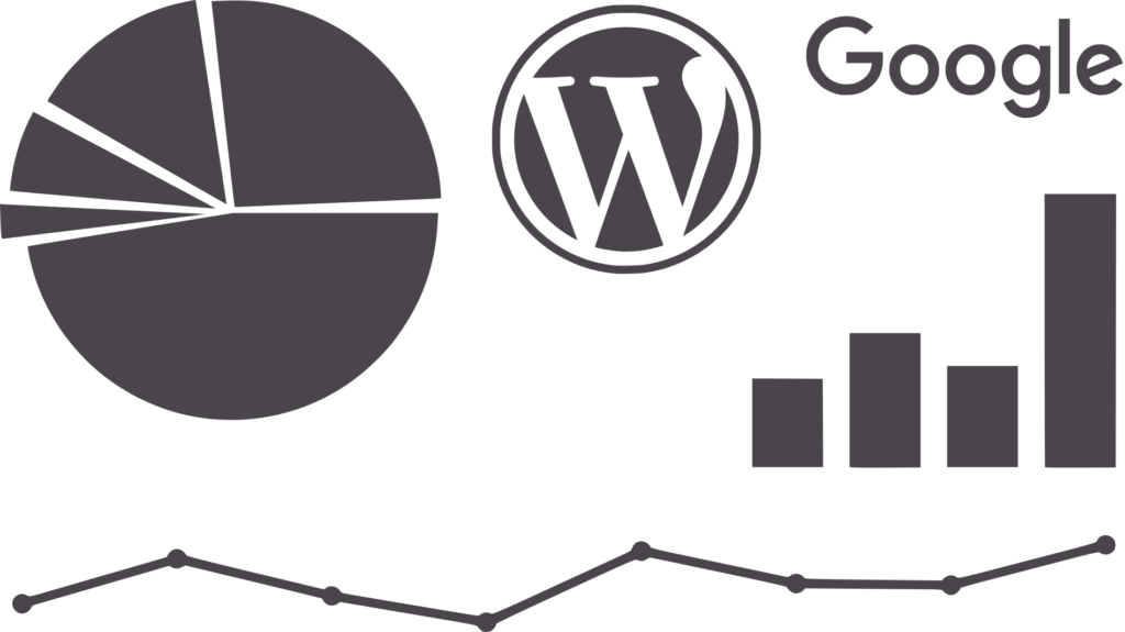 Ιστοσελίδα που χρησιμοποιεί wordpress, google search console και google analytics